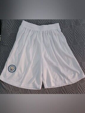Shortd Unisex Athletic Manchester City White 1 Pc. Unisex Adults